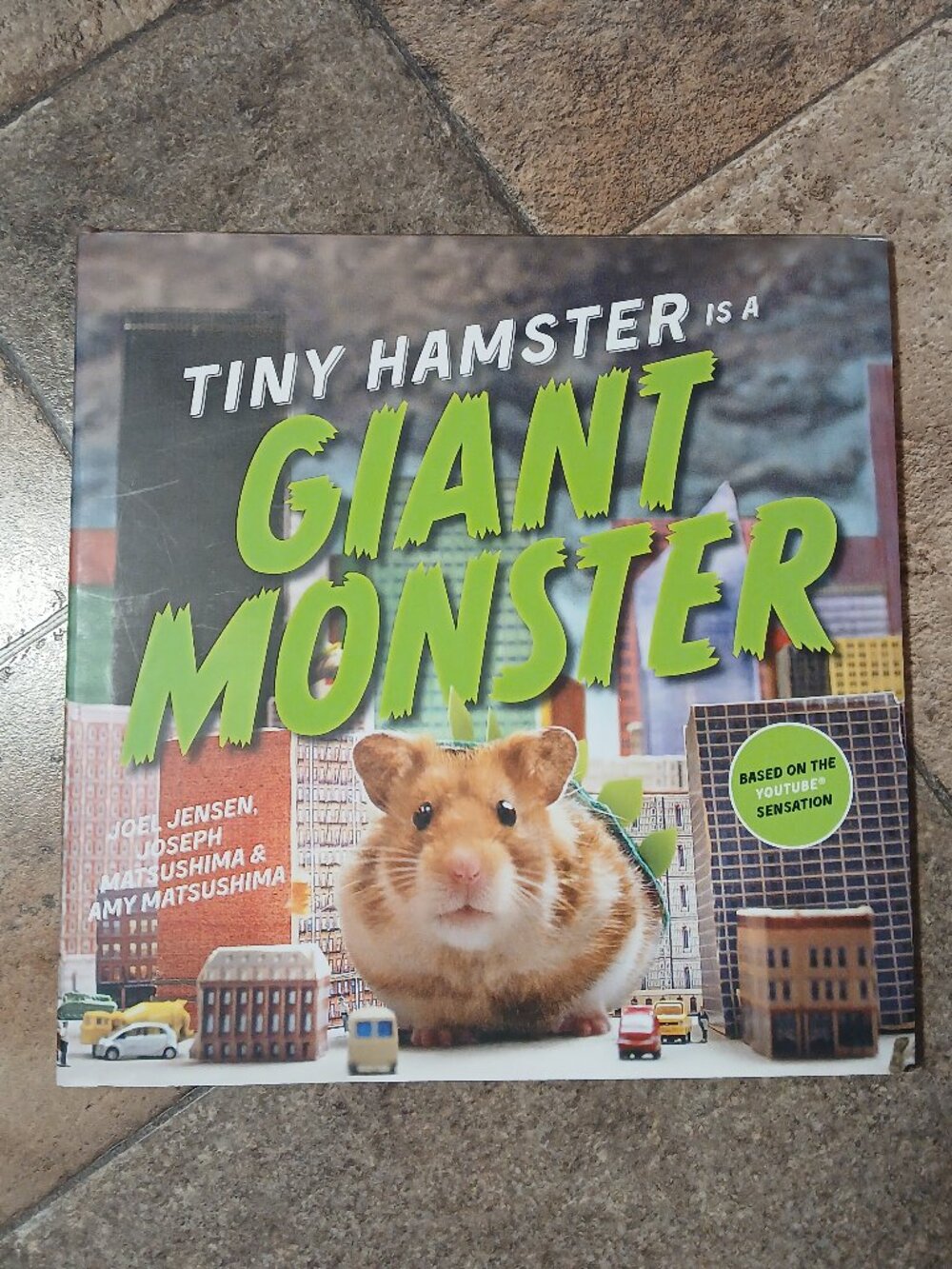Hardback book "Tiny Hamster is a Giant Monster"